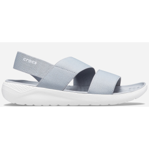 Сандалії Crocs Jibbitz Womens LiteRide Stretch Sandal 206081-00J-W7 37-38 23.8 см Light Grey/White (9001057683704_191448503915) ТОП в Кривому Розі