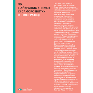 50 найкращих книжок із саморозвитку в інфографіці - Smartreading (9786175772096) лучшая модель в Кривом Роге