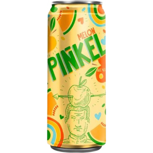 Упаковка напитка сброженного газированного Pinkel Дыня-яблоко 5% 0.5 л х 20 шт (4820120801716)