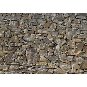 Фотошпалери флізелінові Komar Stone Wall (Кам'яна стіна) 368х254 см 8 сегментів (8NW-727) ТОП в Кривому Розі