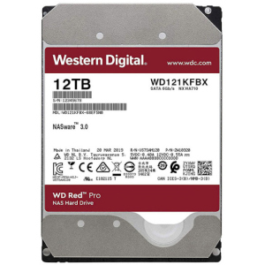 Жорсткий диск Western Digital Pro NAS 12TB 7200rpm 256MB WD121KFBX 3.5 SATA III надійний