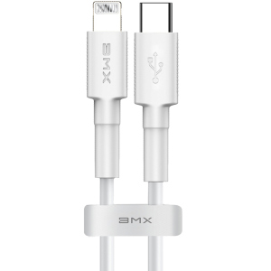 Кабель Baseus USB Type-C - Lightning BMX Mini 18W 1.2 м White (CATLSW-A02) в Кривому Розі