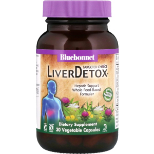 Комплекс для детоксикації печінки Liver Detox Targeted Choice Bluebonnet Nutrition 30 рослинних капсул (743715020207) в Кривому Розі