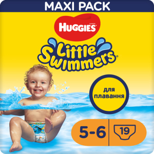 Трусики-підгузки для плавання Huggies Little Swimmers 5-6 12-18 кг 19 шт (5029053538433)