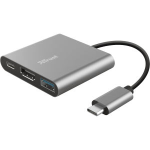 USB-хаб Trust Dalyx 3-in-1 Multiport USB-C Adapter (23772) лучшая модель в Кривом Роге