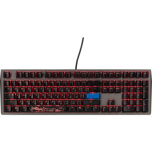 хороша модель Клавіатура проводная Ducky Shine 7 Cherry MX Blue USB Grey-Black (DKSH1808ST-CURALAHT1)