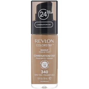 Тональний крем Revlon ColorStay комбінована та жирна шкіра з дозатором 340 Early Tan 30 мл (309974700122) краща модель в Кривому Розі