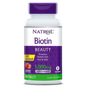 Витамины Natrol Biotin 5000 мкг Straw 90 таблеток (047469063238) в Кривом Роге