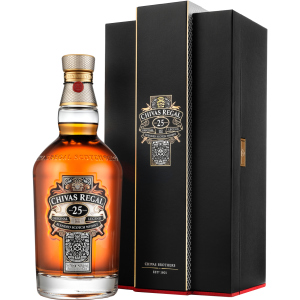 Віскі Chivas Regal 25 років витримки 0.7 л 40% у подарунковій упаковці (080432104040) (5000299284926) в Кривому Розі