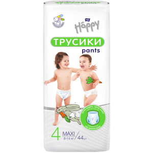 Підгузки-трусики дитячі Bella Baby Happy Maxi 8-14 кг 44 шт (5900516603236) ТОП в Кривому Розі