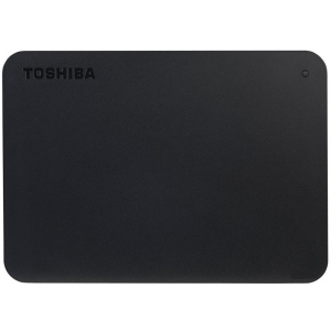 Накопитель внешний HDD 2.5" USB 2.0TB Toshiba Canvio Basics Black + USB-C адаптер (HDTB420EK3ABH) надежный