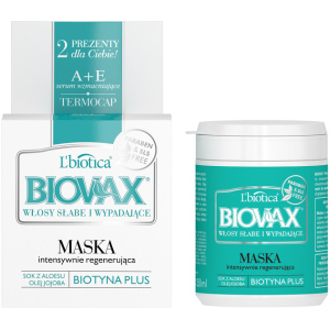 Маска для волос L'biotica Biovax Anti-hair loss от выпадения волос 250 мл (5907467544410) лучшая модель в Кривом Роге