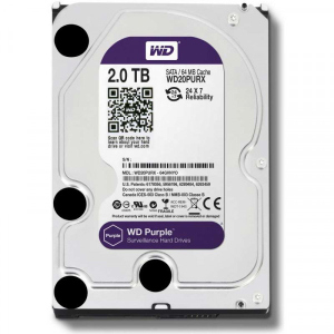 Жорсткий диск Western Digital Purple 2TB 64MB 5400rpm WD20PURZ 3.5 SATA III