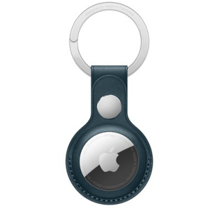 Шкіряний брелок Apple для AirTag з кільцем для ключів Baltic Blue (MHJ23ZM/A) ТОП в Кривому Розі