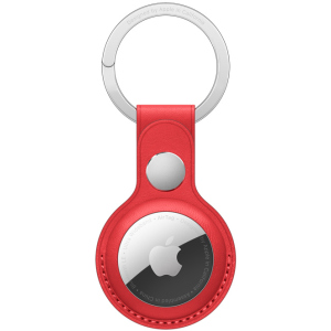 Шкіряний брелок Apple для AirTag з кільцем для ключів Red (MK103ZM/A) краща модель в Кривому Розі