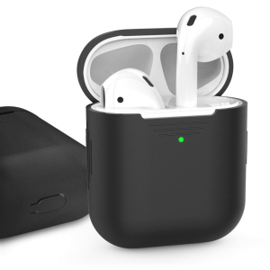 Класичний Силіконовий чохол AhaStyle для Apple AirPods Black (AHA-01020-BLK) ТОП в Кривому Розі