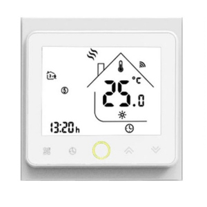 Терморегулятор In-Therm PWT-002 Wi-Fi White сенсорний програмований для теплої підлоги в Кривому Розі