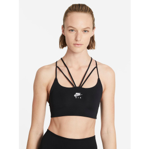 Спортивний топ Nike W Nk Df Indy Strpy Bra CZ4490-010 S Чорний (194957215560) краща модель в Кривому Розі