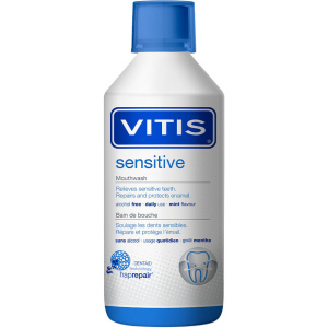 Ополіскувач для ротової порожнини Dentaid Vitis Sensitive 500 мл (36190) (8427426061958) ТОП в Кривому Розі