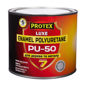 Емаль поліуретанова LUXE PU-50 PROTEX 2.4кг світло-сіра ТОП в Кривому Розі