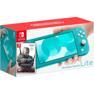 Nintendo Switch Lite Turquoise + Гра The Witcher 3: Wild Hunt Complete Edition (російська версія) ТОП в Кривому Розі