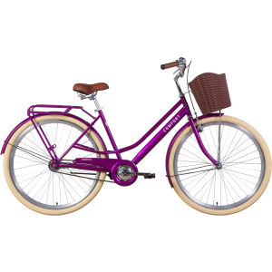 Велосипед Dorozhnik COMFORT FEMALE Velosteel 28" 19.5" 2021 Фіолетовий (OPS-D-28-196) краща модель в Кривому Розі