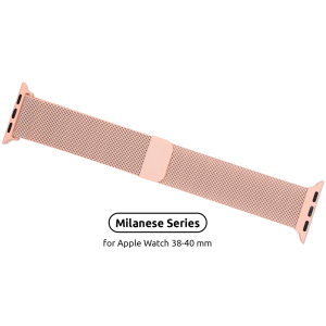 Ремешок Armorstandart Milanese Loop Band для Apple Watch All Series 38-40 mm Pink (ARM55246) в Кривом Роге