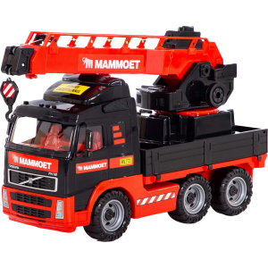 Игрушка Polesie Mammoet Volvo Автомобиль-кран с поворотной платформой (56986) (4810344056986) рейтинг