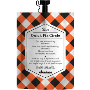 Маска Davines The Quick Fix Circle для увлажнения и разглаживания волос с гиалуроновой кислотой 50 мл (8004608258216)