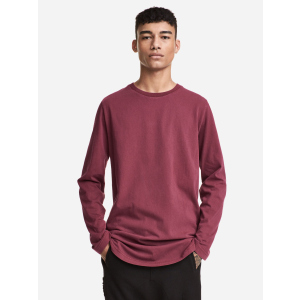 Жіночий лонгслів H&M 4509285-ACUK XS Бордовий (DD3000002249831) в Кривому Розі