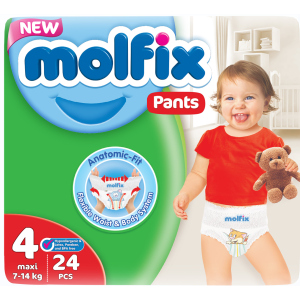 Подгузники-трусики Molfix Twin 4 maxi 7-14 кг 24 шт (8690536843299) рейтинг