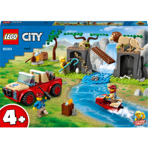 Конструктор LEGO City Спасательный внедорожник для зверей 157 деталей (60301)