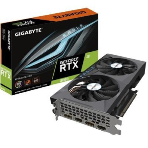 Видеокарта Gigabyte PCI-Ex GeForce RTX 3060 Eagle OC 12G 12GB GDDR6 (192bit) (15000) (2 х HDMI, 2 x DisplayPort) (GV-N3060EAGLE OC-12GD)