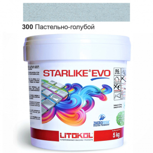 Епоксидна затирка Litokol Starlike EVO 300 Пастельно-блакитний 5кг