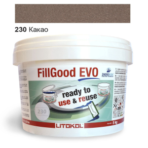 Полиуретановая затирка Litokol FillGood EVO 230 (Какао) 5кг. в Кривом Роге