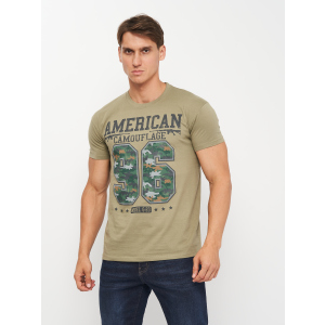 Футболка Sol's Imperial 190 American Camouflage 11500268/101 XXL Хаки (3609374908812) лучшая модель в Кривом Роге