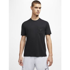 Футболка Nike Rafa Mens Short-Sleeve Tennis Top CZ0387-010 M (194276061268) краща модель в Кривому Розі