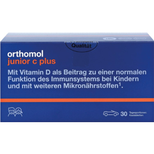 Вітаміни та мінерали Orthomol Junior жувальні машинки (для імунітету Вашої дитини) 30 днів (лісова ягода) (10013239) надійний