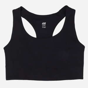 Топ спортивний H&M SPORT 9319993sdm M Чорний (PS2030000126040) краща модель в Кривому Розі