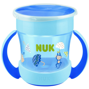 Поильник Nuk Evolution Mini Magic 160 мл Синій (4008600351825) краща модель в Кривому Розі