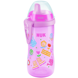 Поильник Nuk Evolution Kiddy Cup 300 мл Розовый (4008600400431) ТОП в Кривом Роге