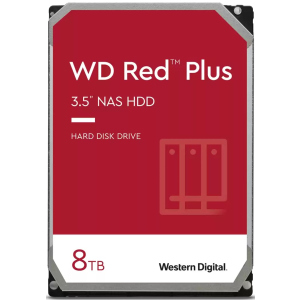 Жорсткий диск WD 3.5 SATA 3.0 8TB 7200 256MB Red Plus NAS (JN63WD80EFBX) в Кривому Розі