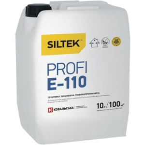 Грунтовка Siltek, що зміцнює Е-110 Profi 10 кг (Е9793) краща модель в Кривому Розі