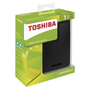 купить Внешний жесткий диск Toshiba Canvio Basics 1Tb USB 3.0 2.5" (HDTB410EK3AA)