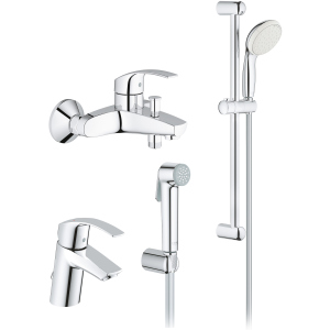 Набір змішувачів GROHE Eurosmart 27598005 (27598001+33300002+23124002) краща модель в Кривому Розі