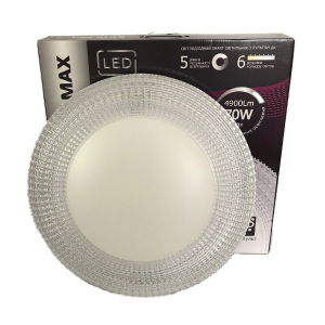 Сучасний Світлодіодний Світильник На Стелю VELMAX V-CL-SUNFLOWER, 70W LED, Smart, 4900Lm, 3000К-6500 (4659)