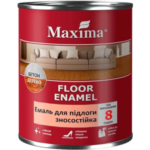 хороша модель Емаль для підлоги зносостійка Maxima 2.3 до Жовто-коричневий (4823083307486)