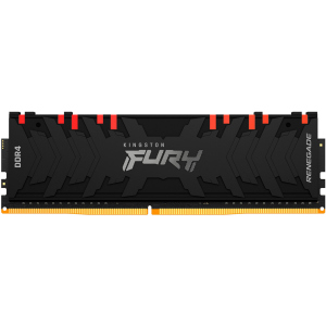 Оперативна пам'ять Kingston Fury DDR4-3200 8192MB PC4-25600 Renegade RGB 1Rx8 Black (KF432C16RBA/8)