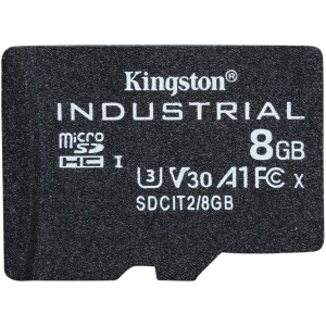 Kingston microSDHC 8GBSP Industrial Class 10 UHS-I V30 A1 (SDCIT2/8GBSP) краща модель в Кривому Розі