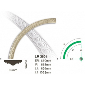 Молдинг круговой Gaudi LR3601 лучшая модель в Кривом Роге